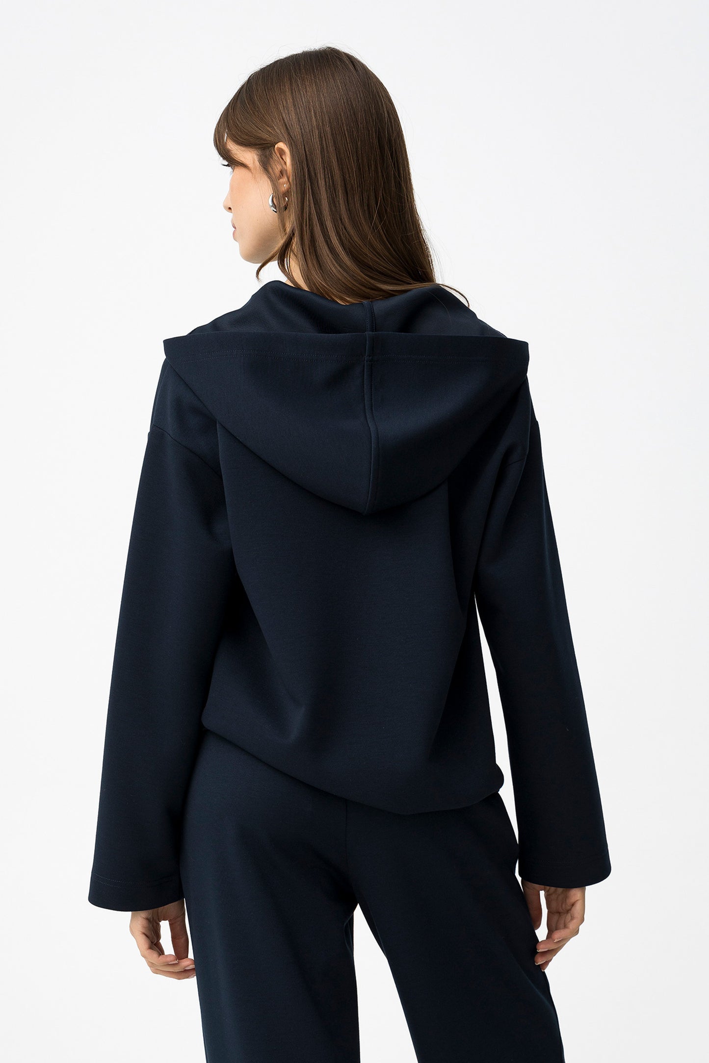 Sudadera azul oscuro capucha