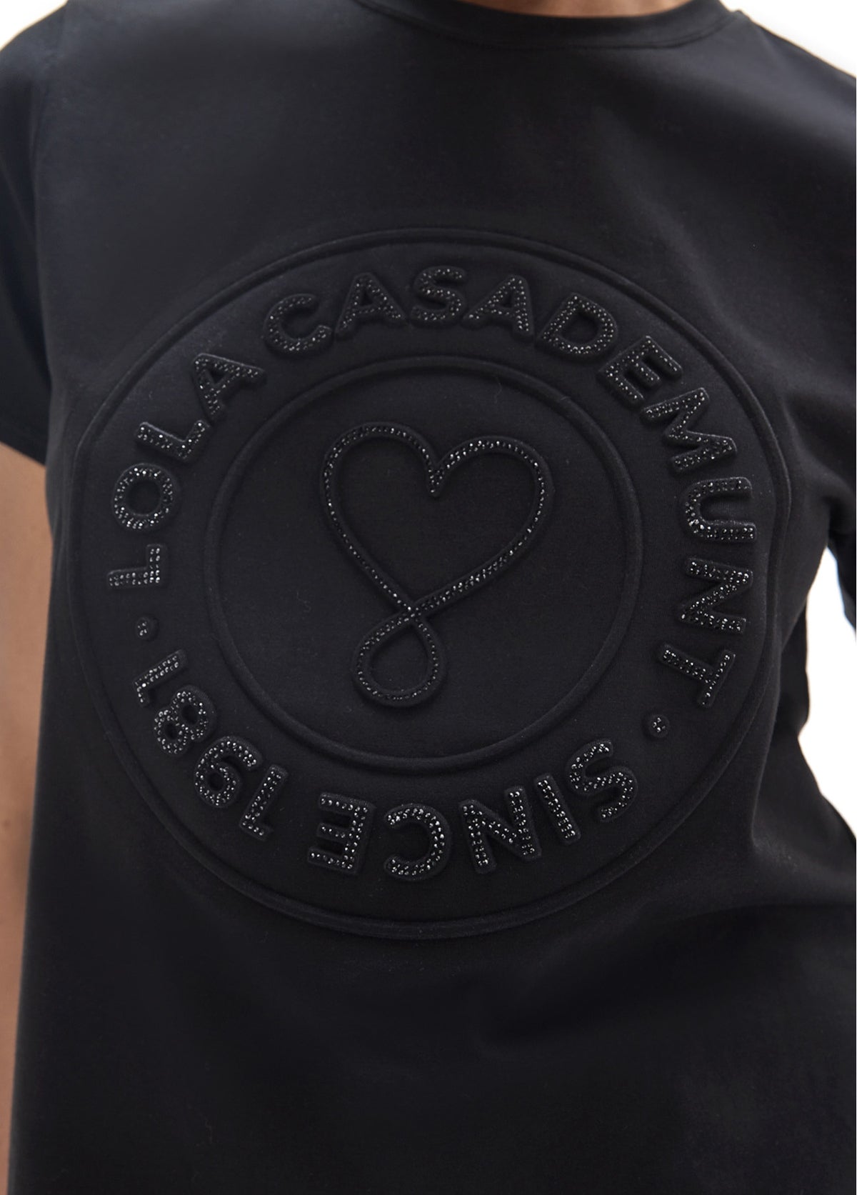 CAMISETA CON PRINT ROSCO CORAZÓN
