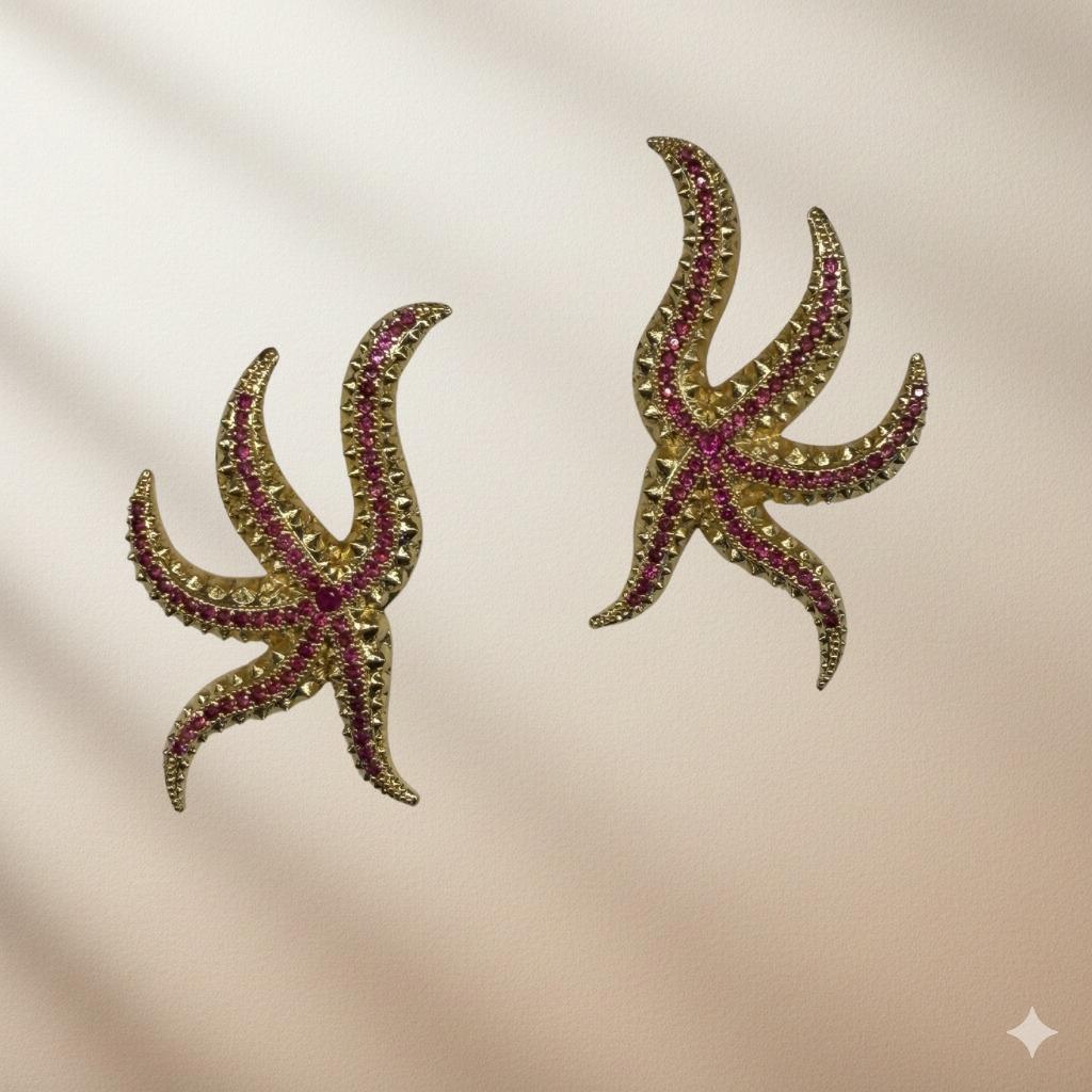 Pendientes Estrella de Mar