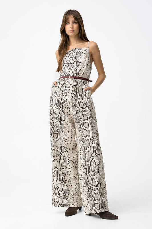 Mono beige estampado animal