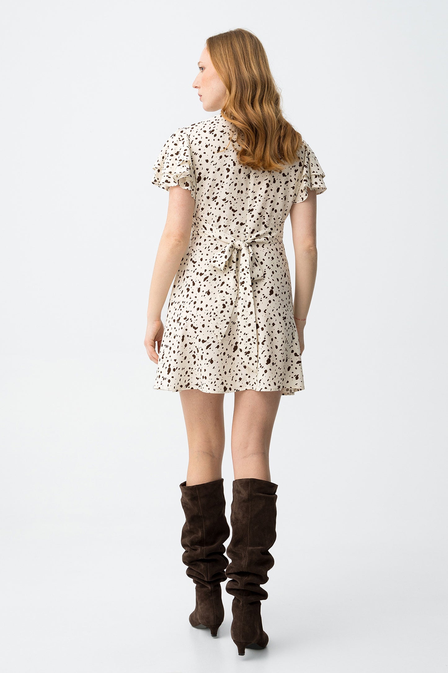 Vestido corto estampado
