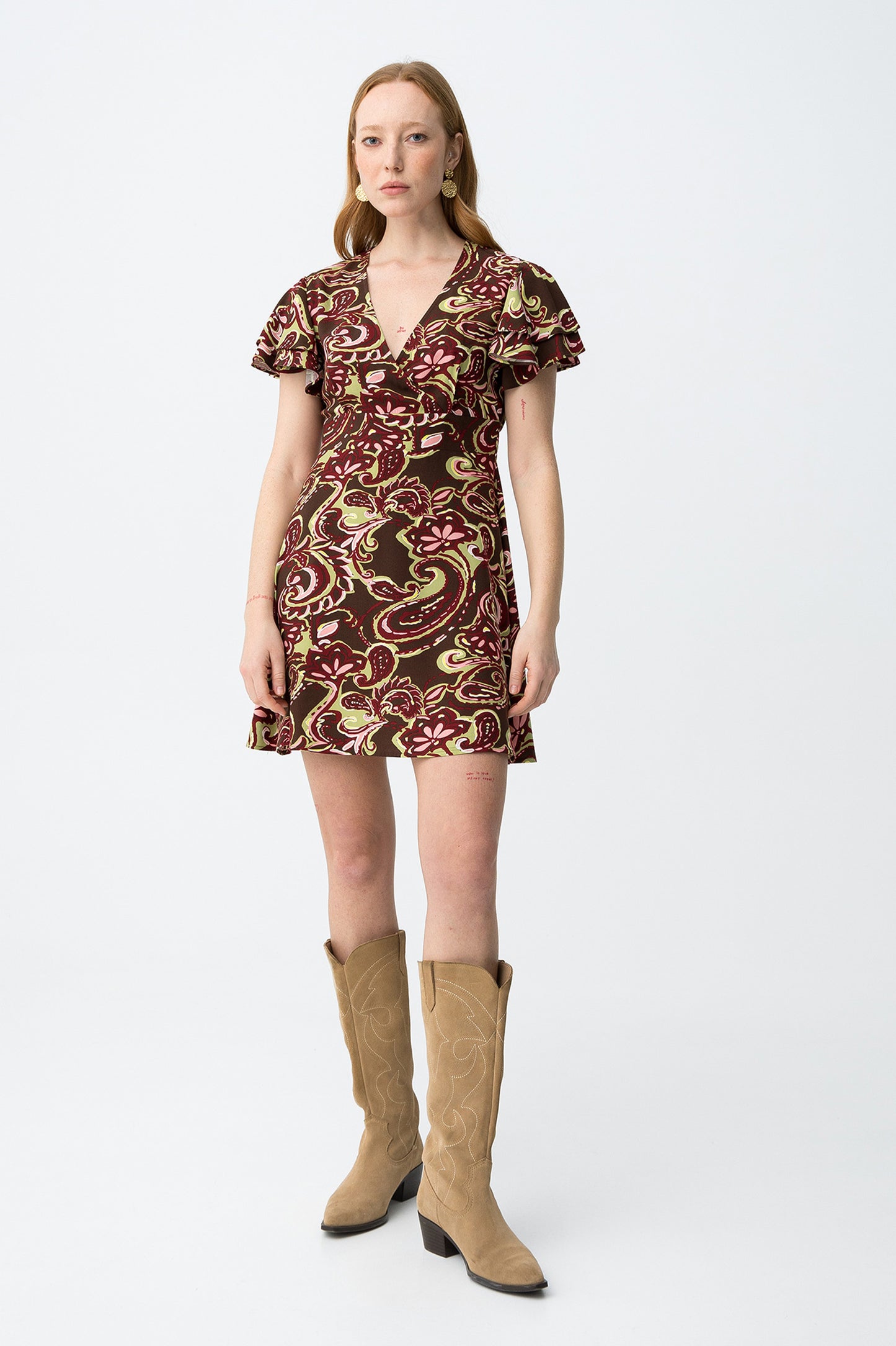 Vestido estampado boho chic
