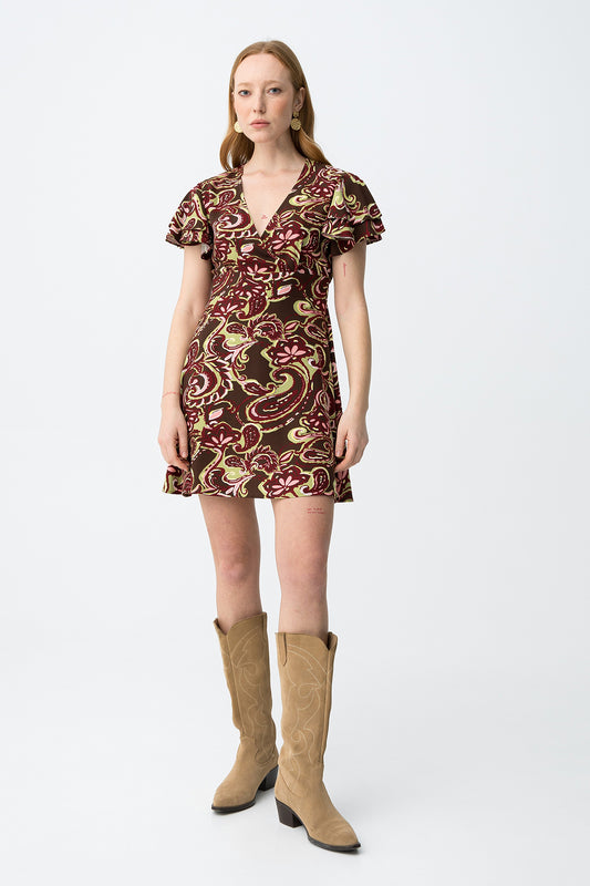 Vestido estampado boho chic