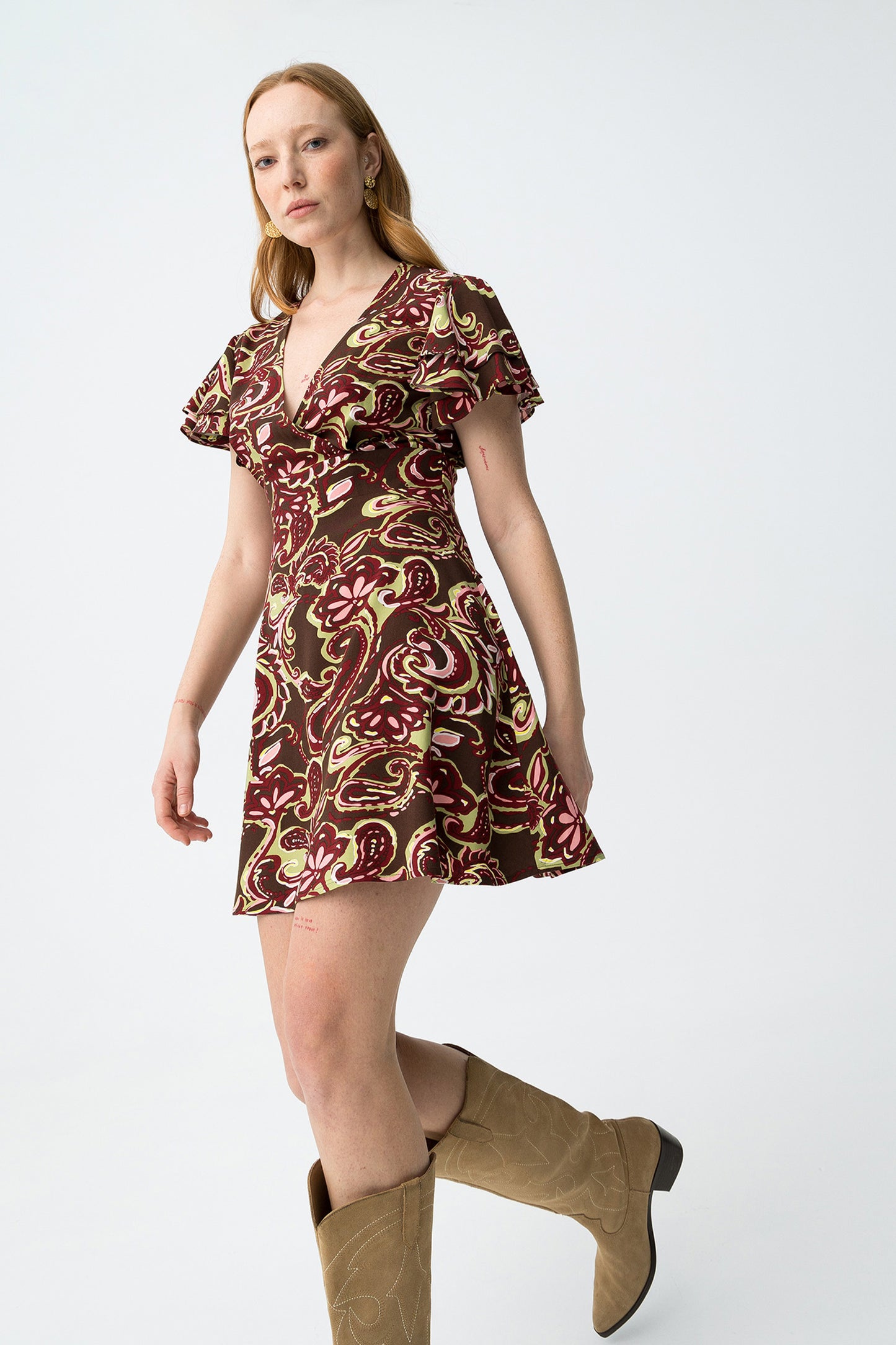 Vestido estampado boho chic