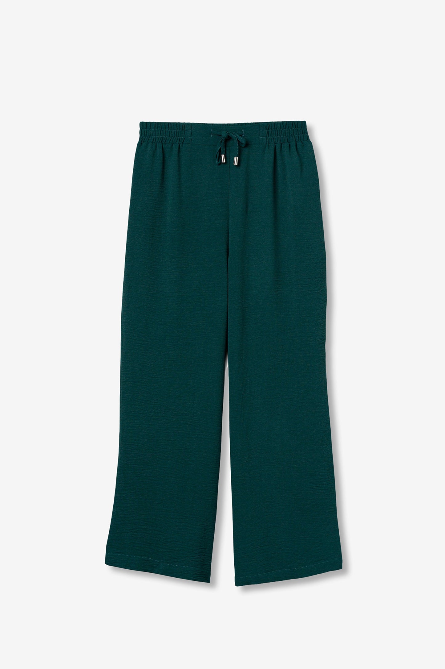 Conjunto Camisa verde de manga corta y pantalón culotte