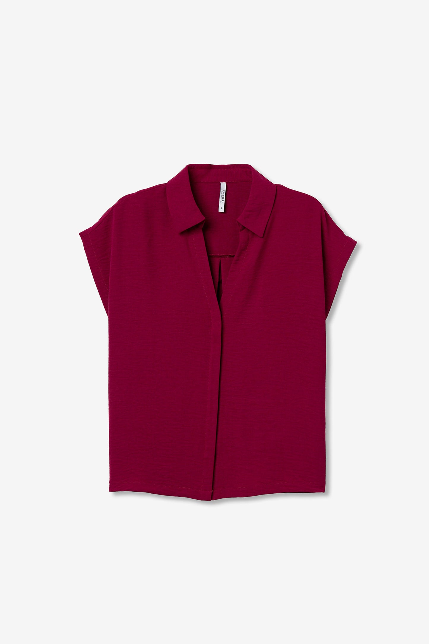 Camisa relaxed rosa minimalista