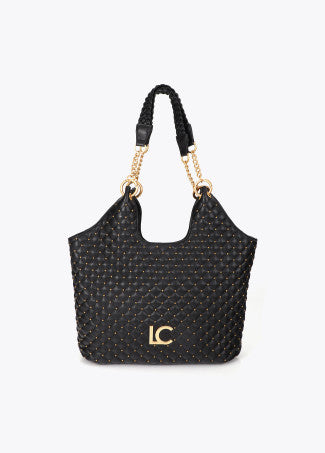 SHOPPER ACOLCHADA CON MINI TACHAS