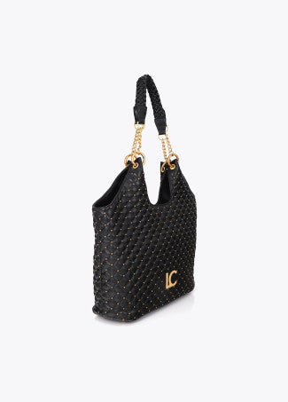 SHOPPER ACOLCHADA CON MINI TACHAS