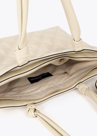 SHOPPER BLANCO ACOLCHADO