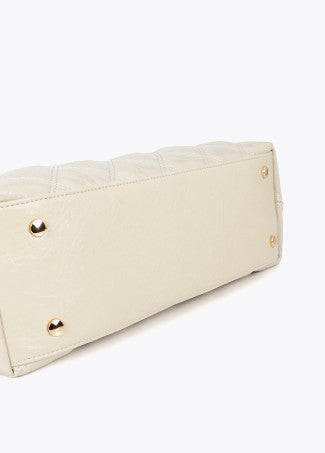 SHOPPER BLANCO ACOLCHADO