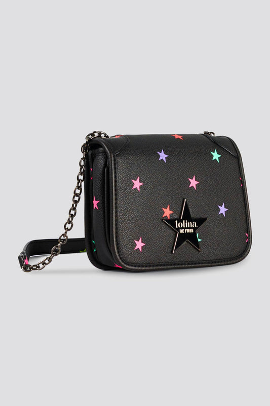 Bolso Pequeño Bandolera Con Asa De Cadena Y Estrella - STARS