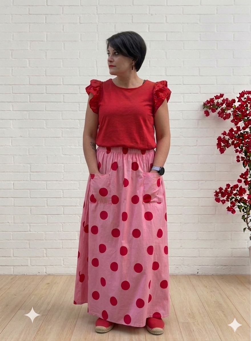 Falda lunares