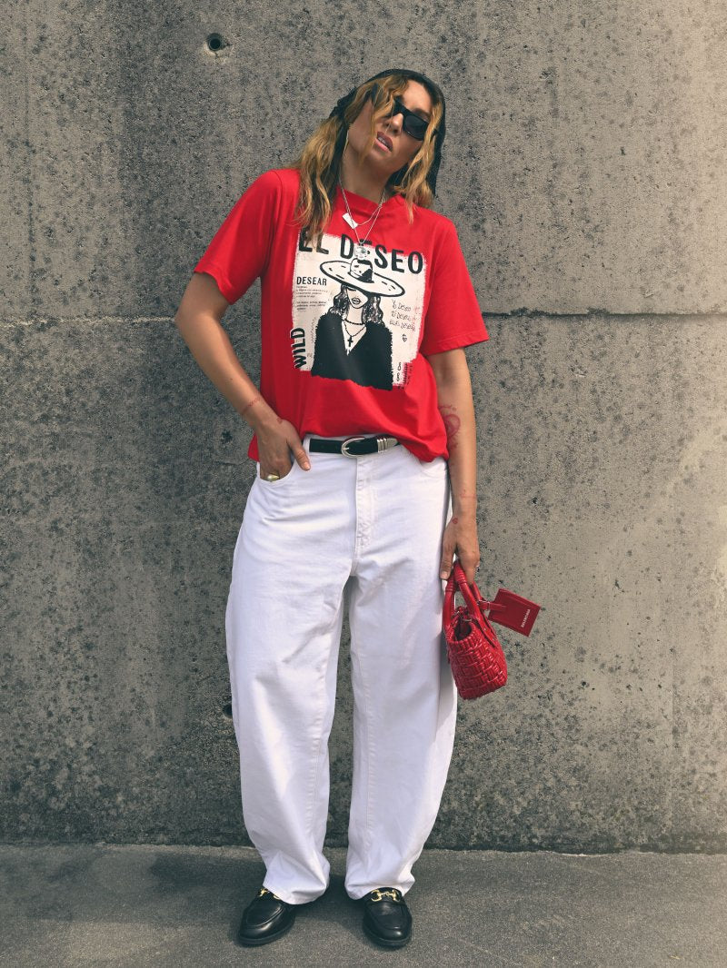 CAMISETA ROJA "DESEO"