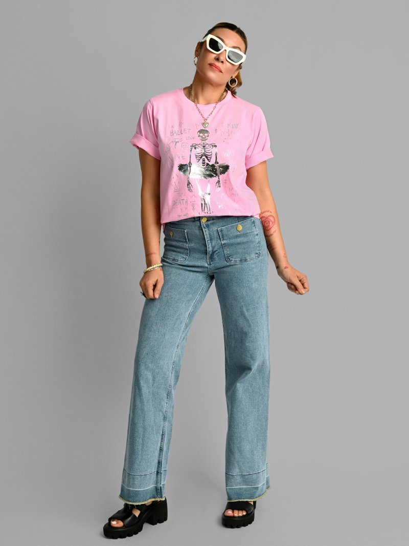 CAMISETA "BALLET" ROSA