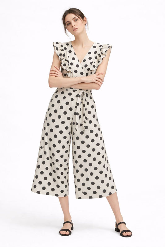 Conjunto Dos Piezas Estampado Lunares