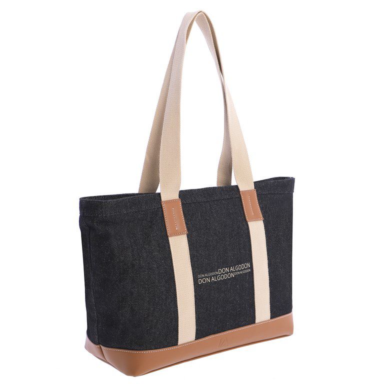 Bolso negro denim