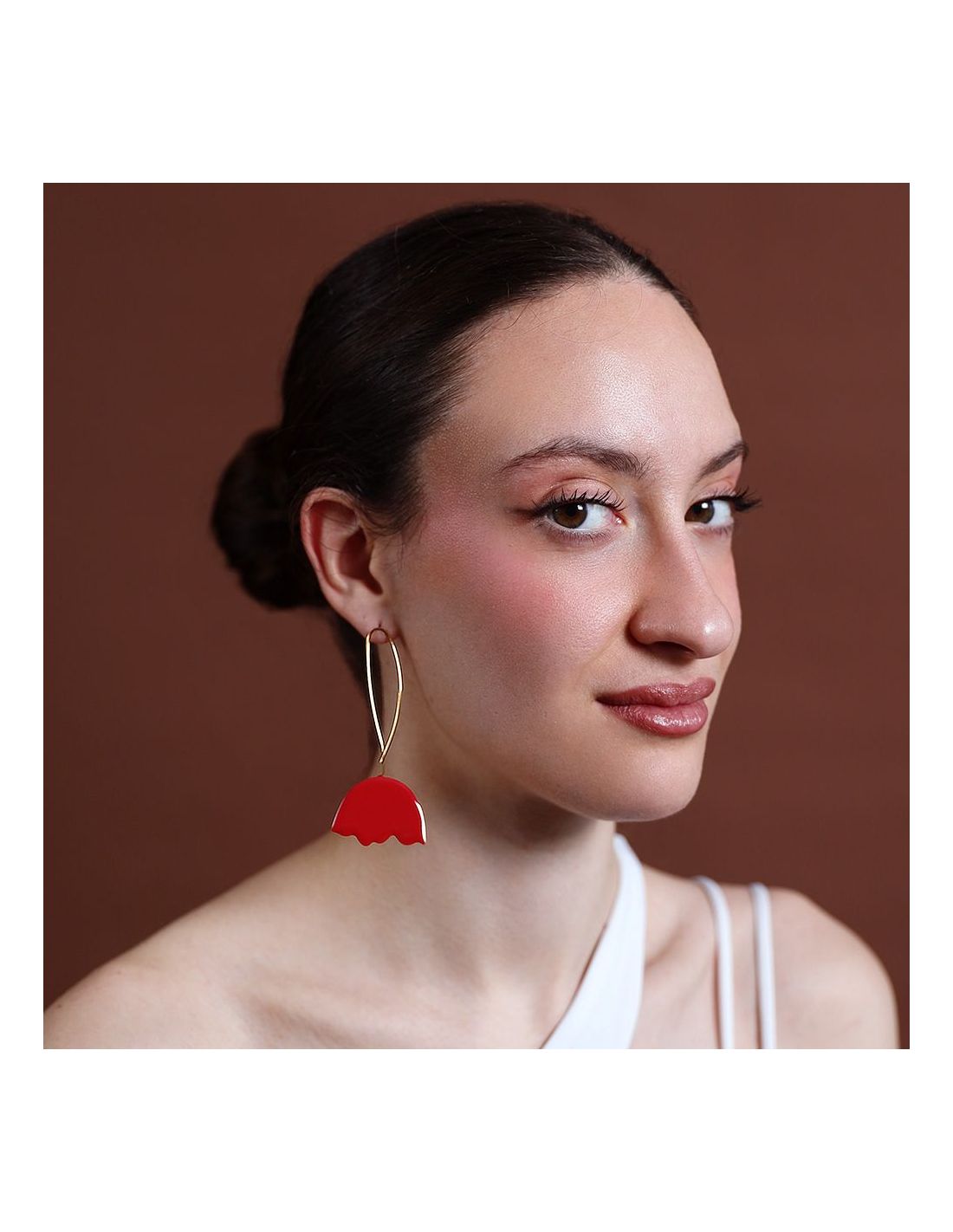 Pendientes tulipán