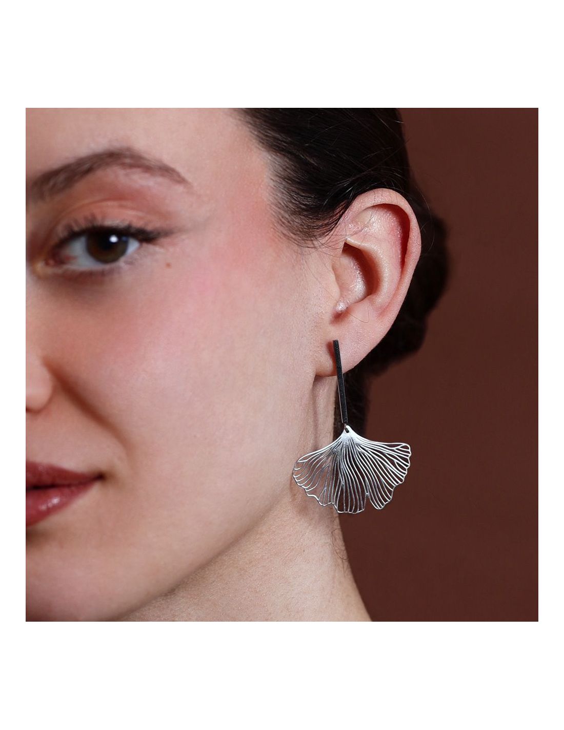 Pendientes hojas