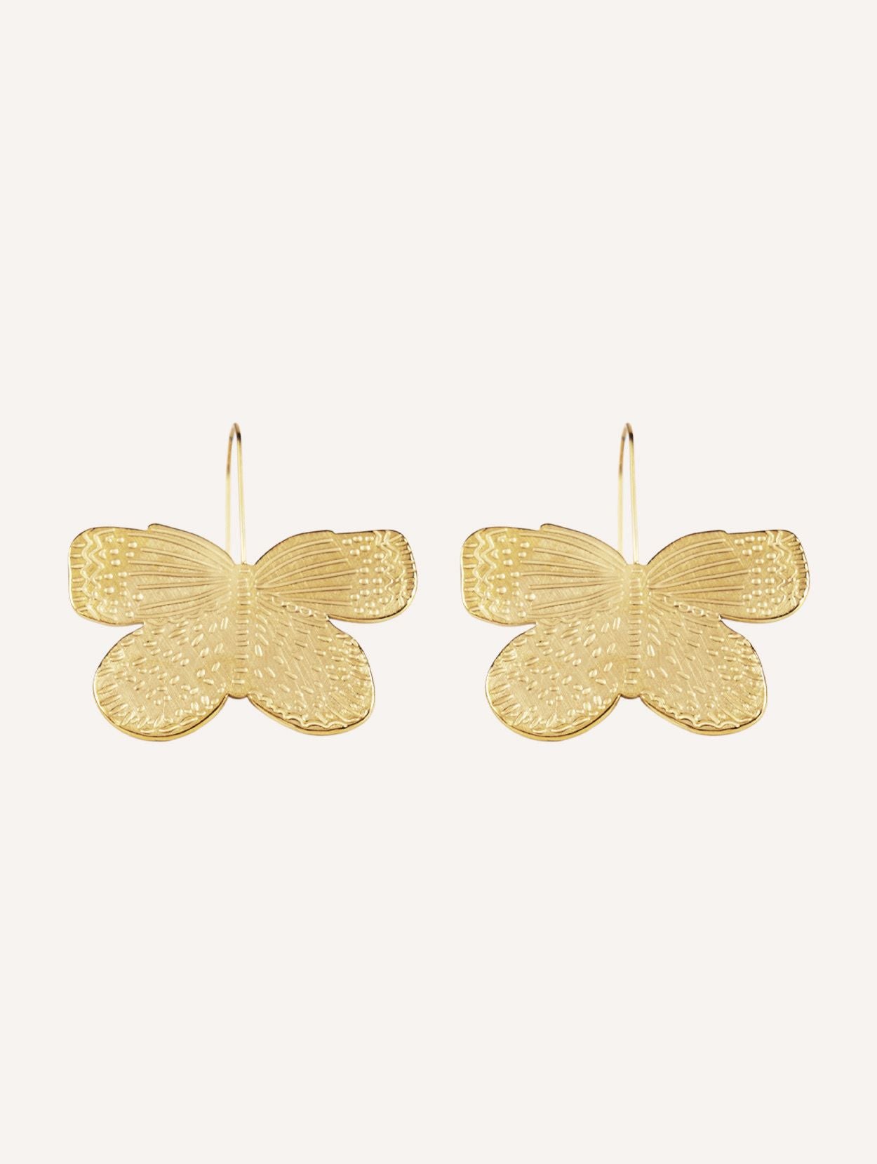 Pendientes gancho mariposa