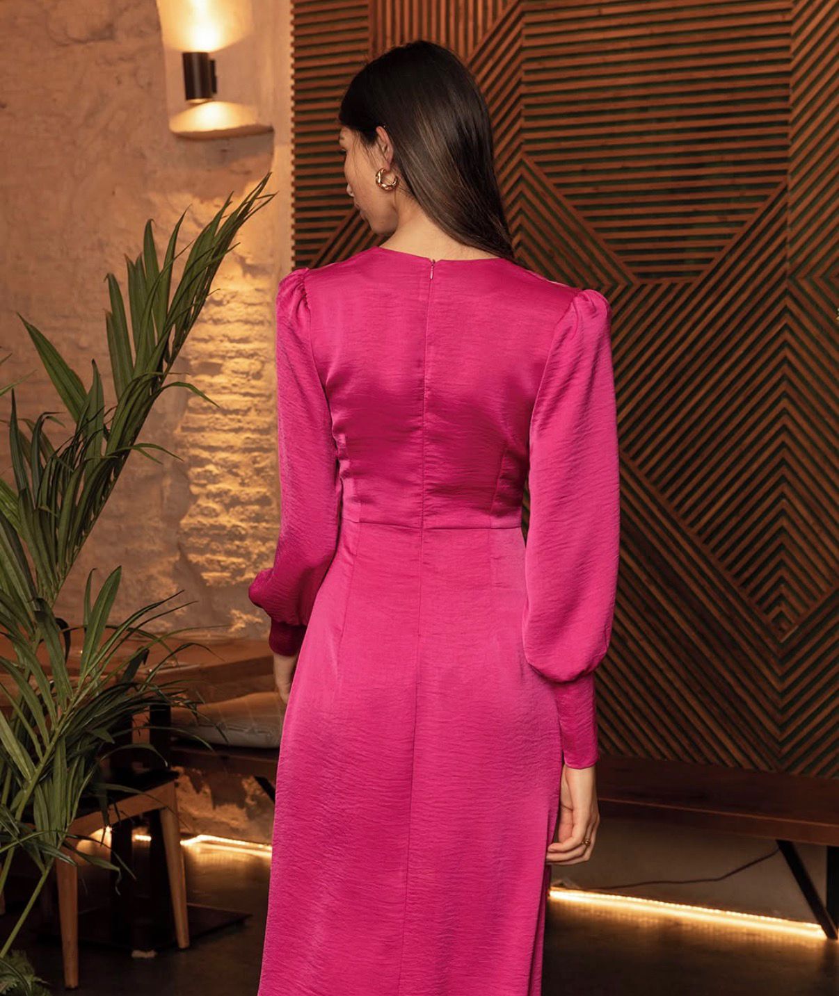 Vestido Diana buganvilla